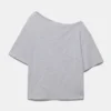 T-shirt à manches courtes asymétrique T-shirt à manches courtes asymétrique