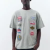 T-shirt à manches courtes avec patchs T-shirt à manches courtes avec patchs