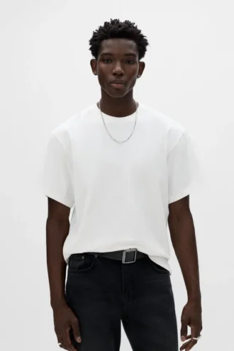 T-shirt à manches courtes avec slogan