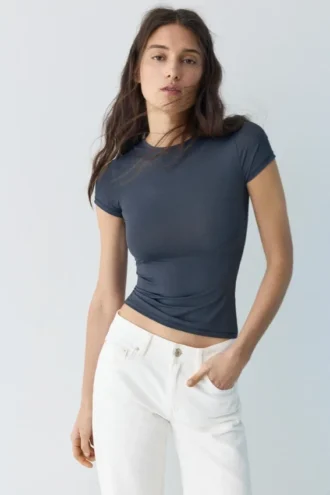 T-shirt à manches courtes en polyamide
