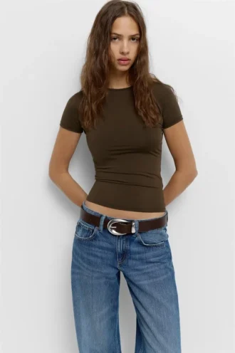 T-shirt à manches courtes en polyamide