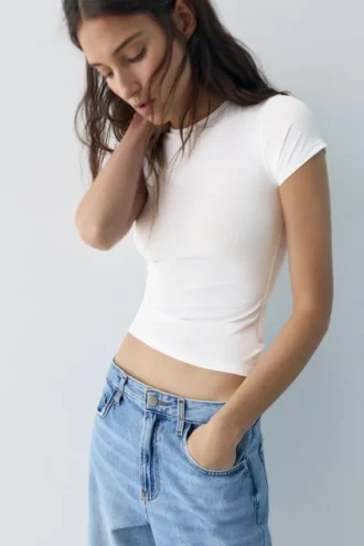 T-shirt à manches courtes en polyamide