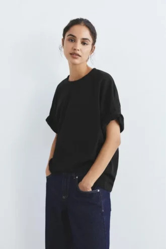 T-shirt à manches courtes oversize en shorts T-shirt à manches courtes oversize en shorts