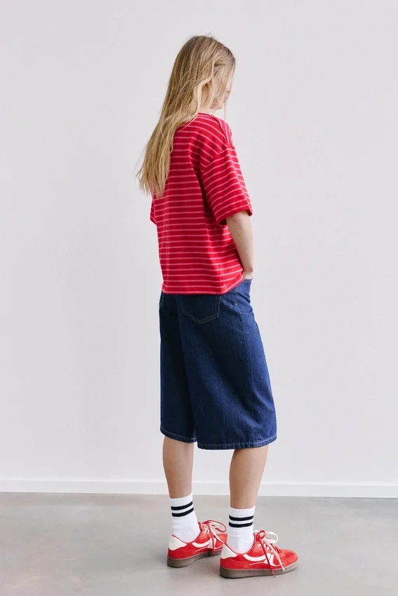 T-shirt à manches courtes oversize en shorts T-shirt à manches courtes oversize en shorts