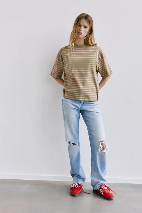 T-shirt à manches courtes oversize en shorts T-shirt à manches courtes oversize en shorts
