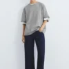 T-shirt à manches courtes oversize en shorts T-shirt à manches courtes oversize en shorts