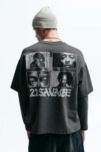 T-shirt à manches longues 21 Savage