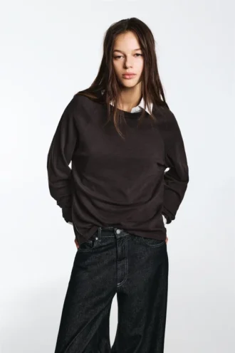 T-shirt à manches longues raglan