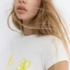 T-shirt à motif floral T-shirt à motif floral