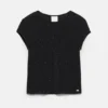 T-shirt noir avec strass T-shirt noir avec strass