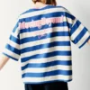 T-shirt rayé bleu T-shirt rayé bleu