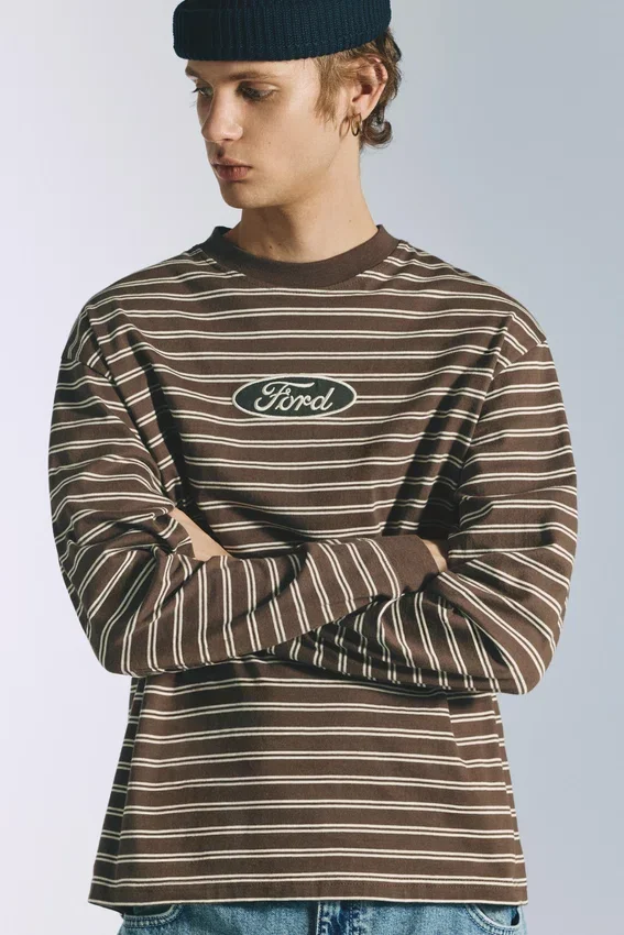 T-shirt rayé Ford T-shirt rayé Ford
