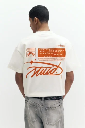 T-shirt STWD blanc