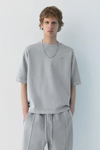 T-shirt STWD à effet délavé