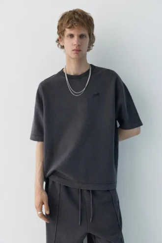 T-shirt STWD à effet délavé