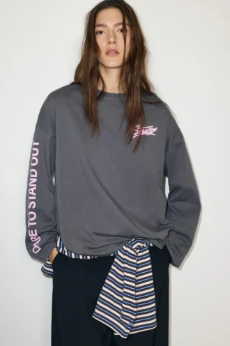 T-shirt Stwd à motif