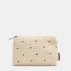 Trousse de toilette en imitation peau de mouton avec motif cœur Trousse de toilette en imitation peau de mouton avec motif cœur