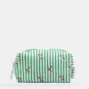 Trousse de toilette en tissu éponge rayé Trousse de toilette en tissu éponge rayé