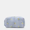 Trousse de toilette en tissu éponge rayé Trousse de toilette en tissu éponge rayé