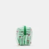 Trousse de toilette en tissu éponge rayé Trousse de toilette en tissu éponge rayé