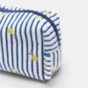 Trousse de toilette en tissu éponge rayé Trousse de toilette en tissu éponge rayé