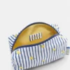 Trousse de toilette en tissu éponge rayé Trousse de toilette en tissu éponge rayé