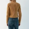 Veste 100 % cuir suédé