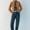 Veste 100 % cuir suédé