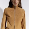 Veste 100 % cuir suédé