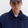 Veste aviateur à col chemise