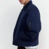Veste aviateur à col chemise