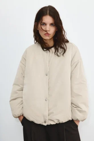 Veste à boutons-pression