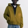 Veste à capuche avec détails délavés