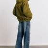 Veste à capuche avec détails délavés