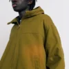 Veste à capuche avec détails délavés
