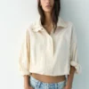 Veste courte effet nylon Veste courte effet nylon