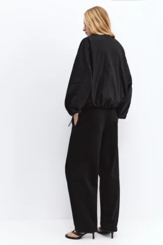 Veste courte effet nylon