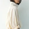 Veste courte effet nylon Veste courte effet nylon