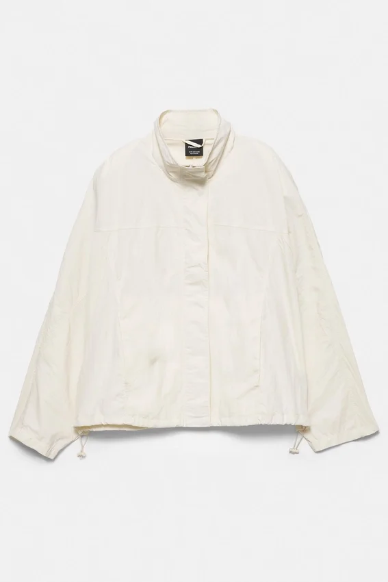 Veste courte effet nylon Veste courte effet nylon