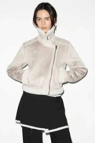 Veste courte réversible