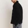 Veste en jean avec col en fausse peau de mouton Veste en jean avec col en fausse peau de mouton