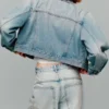 Veste en jean courte Veste en jean courte