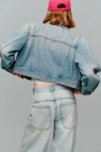 Veste en jean courte