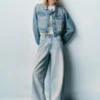 Veste en jean courte Veste en jean courte