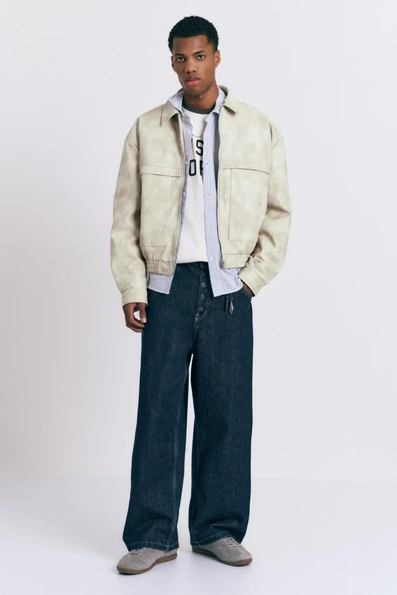 Veste en simili cuir Veste en simili cuir