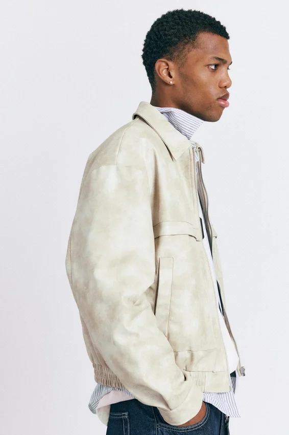Veste en simili cuir Veste en simili cuir