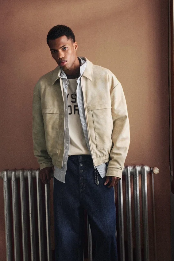 Veste en simili cuir Veste en simili cuir