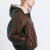 Veste en simili cuir vieilli Veste en simili cuir vieilli