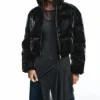 Veste à finition brillante