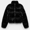 Veste à finition brillante